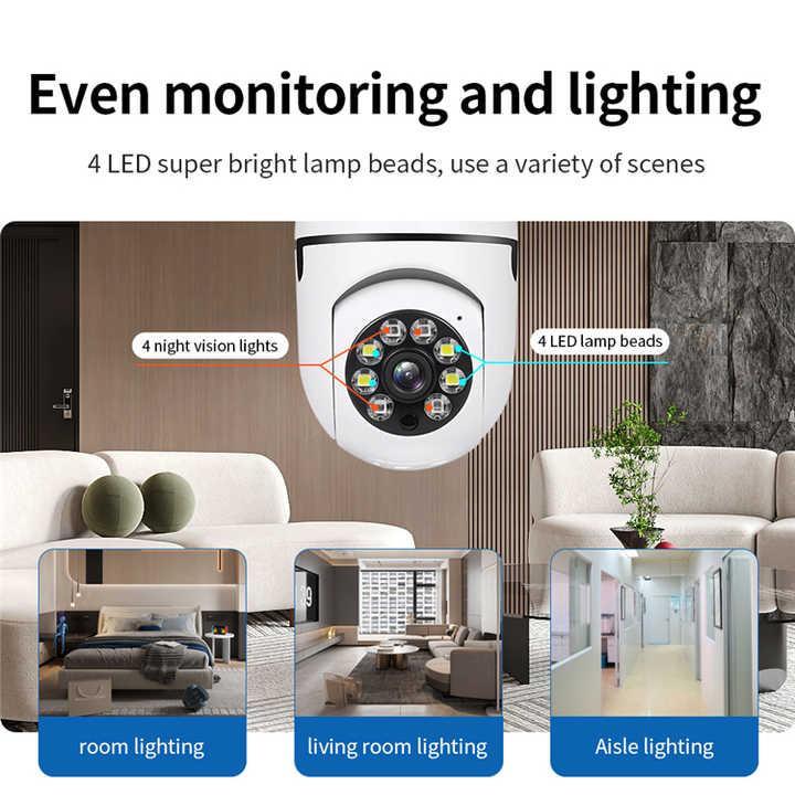 5G Bulb E27 Surveillance Camera